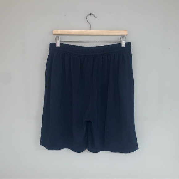 Champion‎ Vintage Sweat Shorts Men’s Size  XXL Navy Blue Stretch Lightweight - Picture 4 of 5